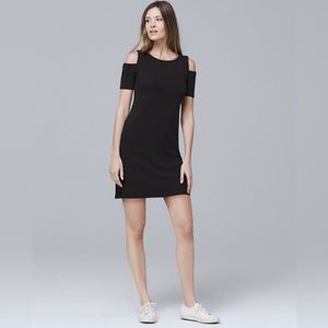 WHBM cold shoulder dress
